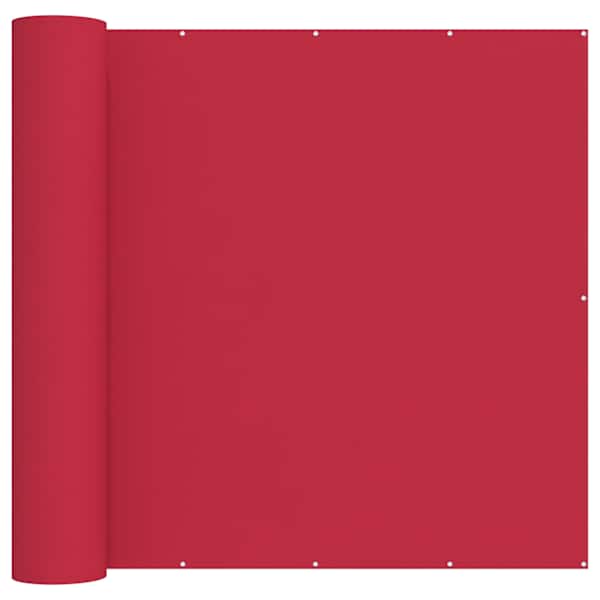 vidaXL Baldahhiin 200 x 1000 cm PU kaitsega kangas Veinipunane