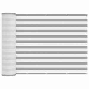vidaXL Baldahhiin 150 x 200 cm PU kaitsega kangas Helehall ja valge