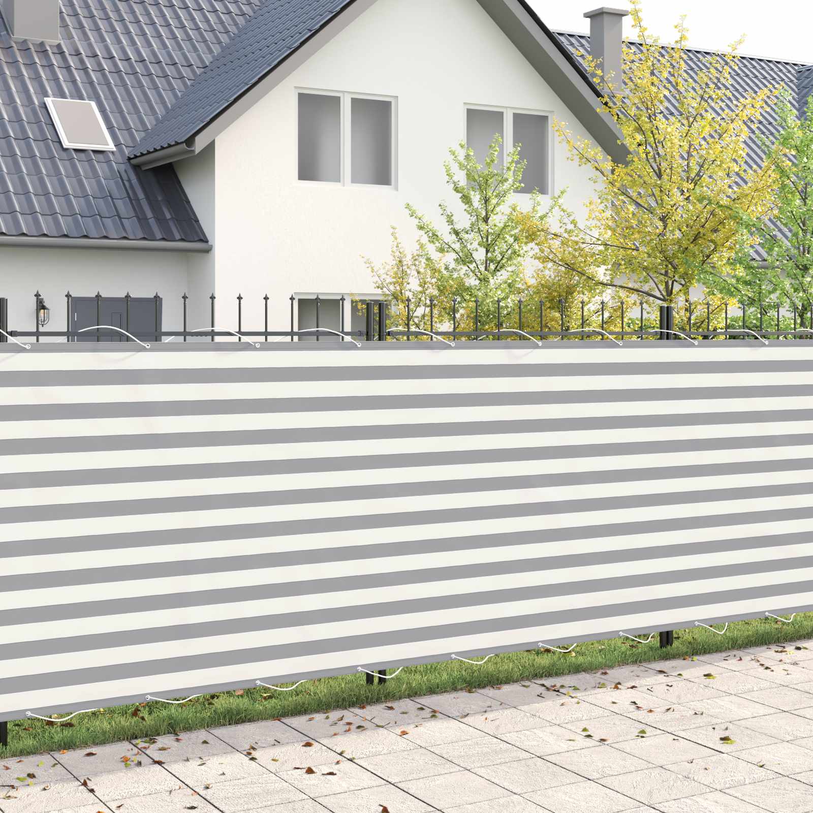 Balkon Privacy Scherm 200 x 1000 cm Stof met PU-coating image 1