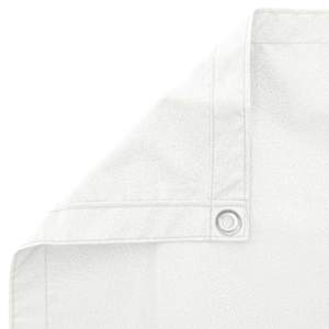 Zástěna na balkon 1,8 x 25 m Látka s PU povrchovou úpravou Bílá - obrázek 3