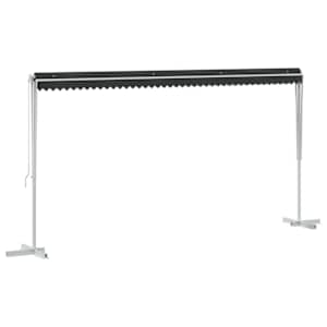 Volně stojící markýza Antracitová 5 x 3 m Polyester - obrázek 3