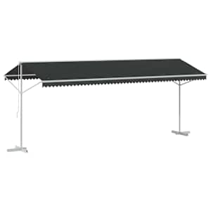 vidaXL Iseseisev varikatus 6 x 3 m Pol&uuml;ester Antratsiit