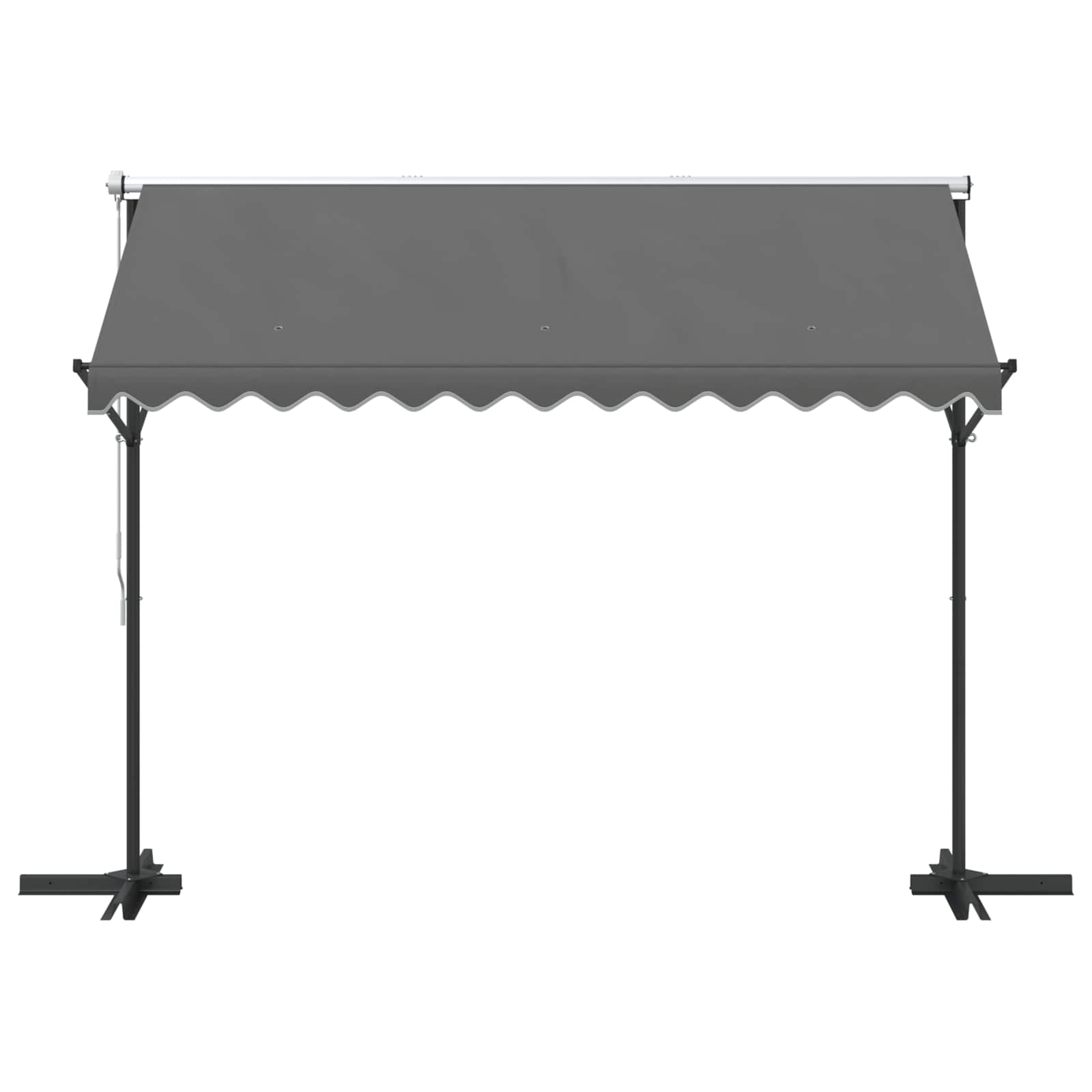 Vrijstaande luifel Grijs 3 x 3 m Polyester image 4