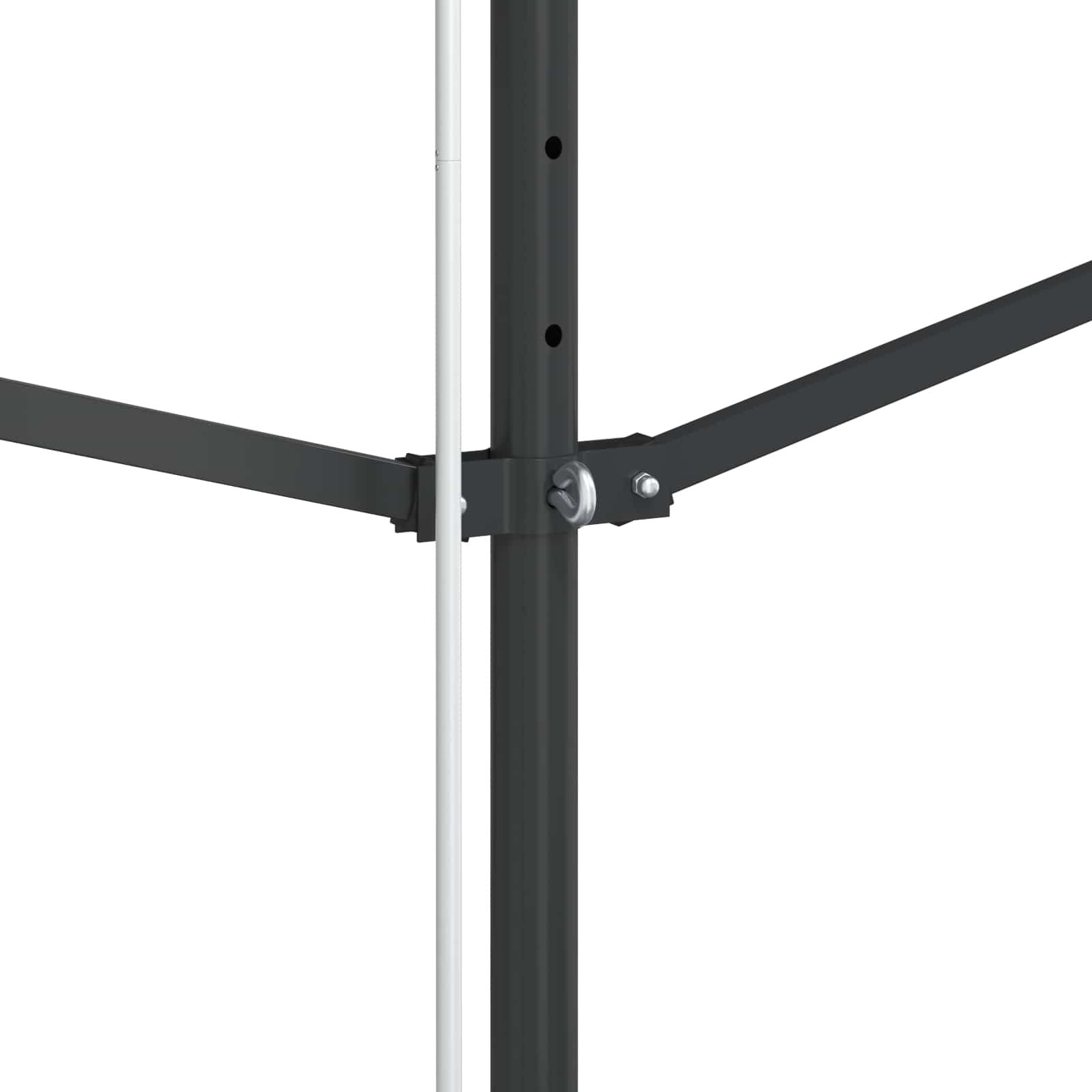 Vrijstaande luifel Grijs 4 × 3 m Polyester image 8