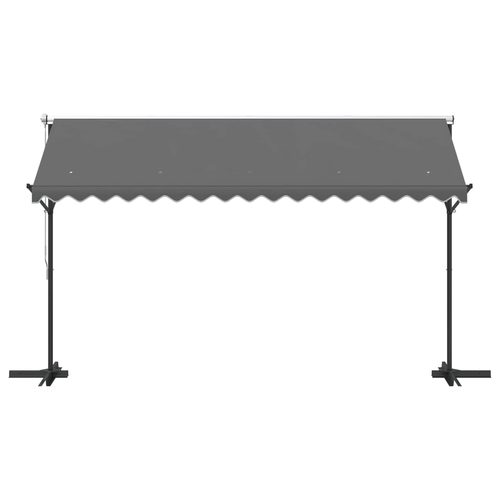 Vrijstaande luifel Grijs 4 × 3 m Polyester image 4