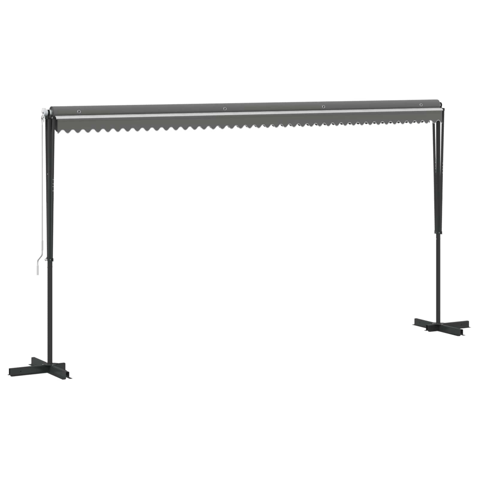 Vrijstaande luifel Grijs 5 x 3 m Polyester image 3