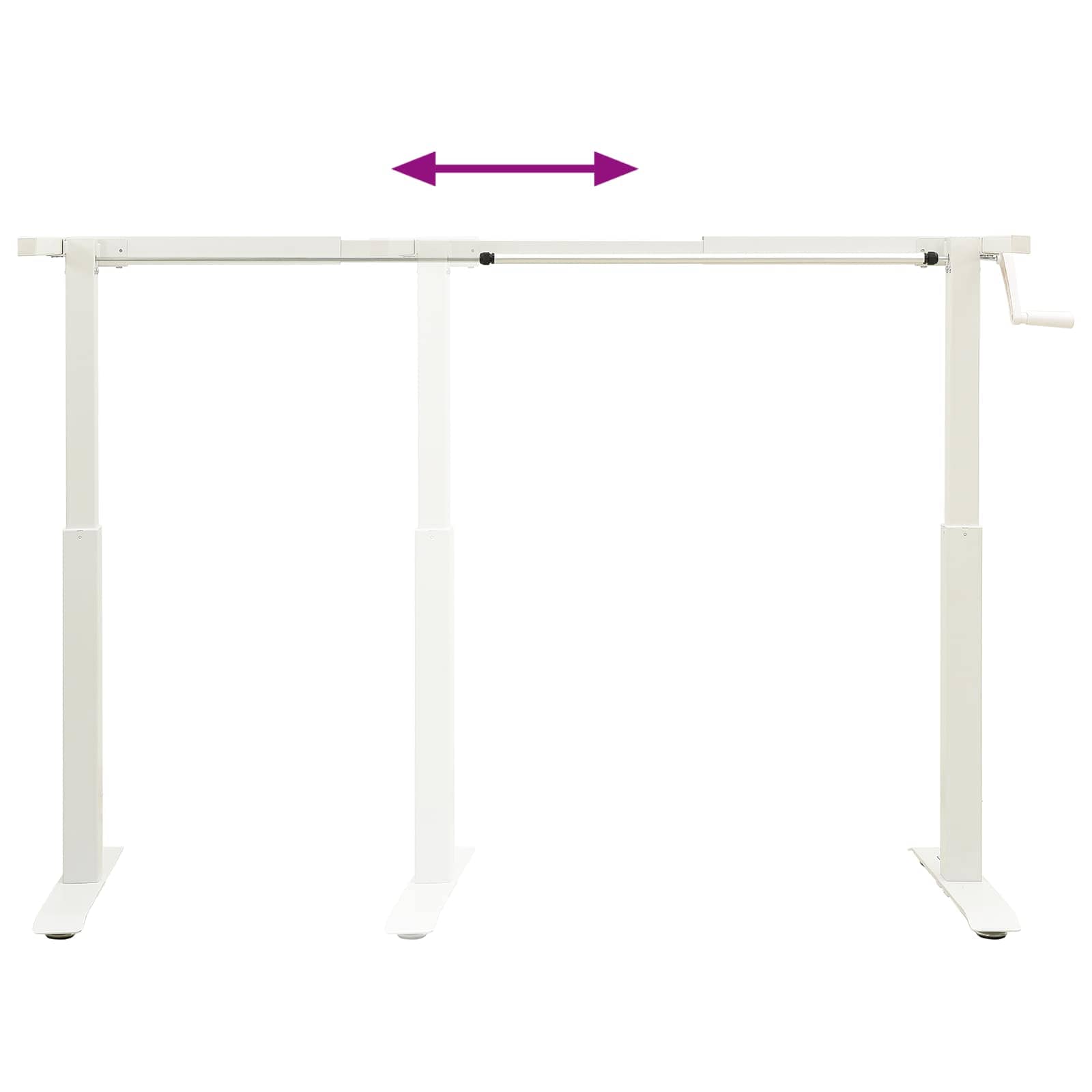 Miza Bela in temno rjava 120 x 60 cm Masivno hrastovo les