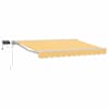 vidaXL Manuaalne varikatus LED-idega Liivakarva 2,5 x 2 m