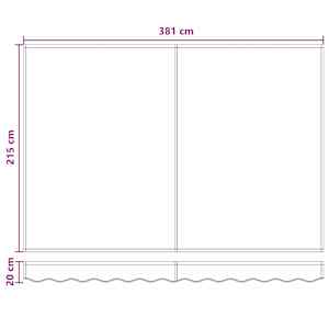 Budsorovatelné zastřešení Taupe 4 x 2 m textil - obrázek 8