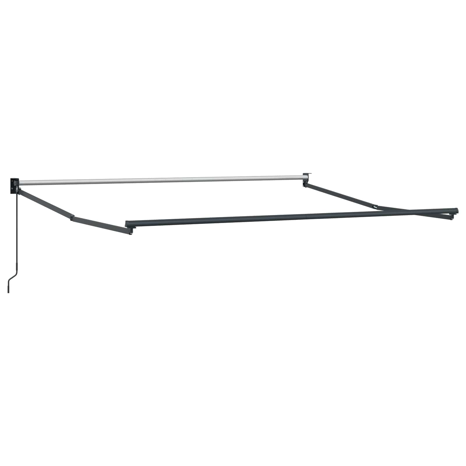 Uitschuifbare luifel Lichtgrijs en wit. 4,5 × 3 m image 2