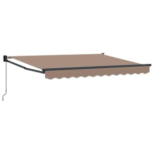 Stahovací markýza Taupe 4,5 × 3 m 100% polyester a hliník - obrázek 2