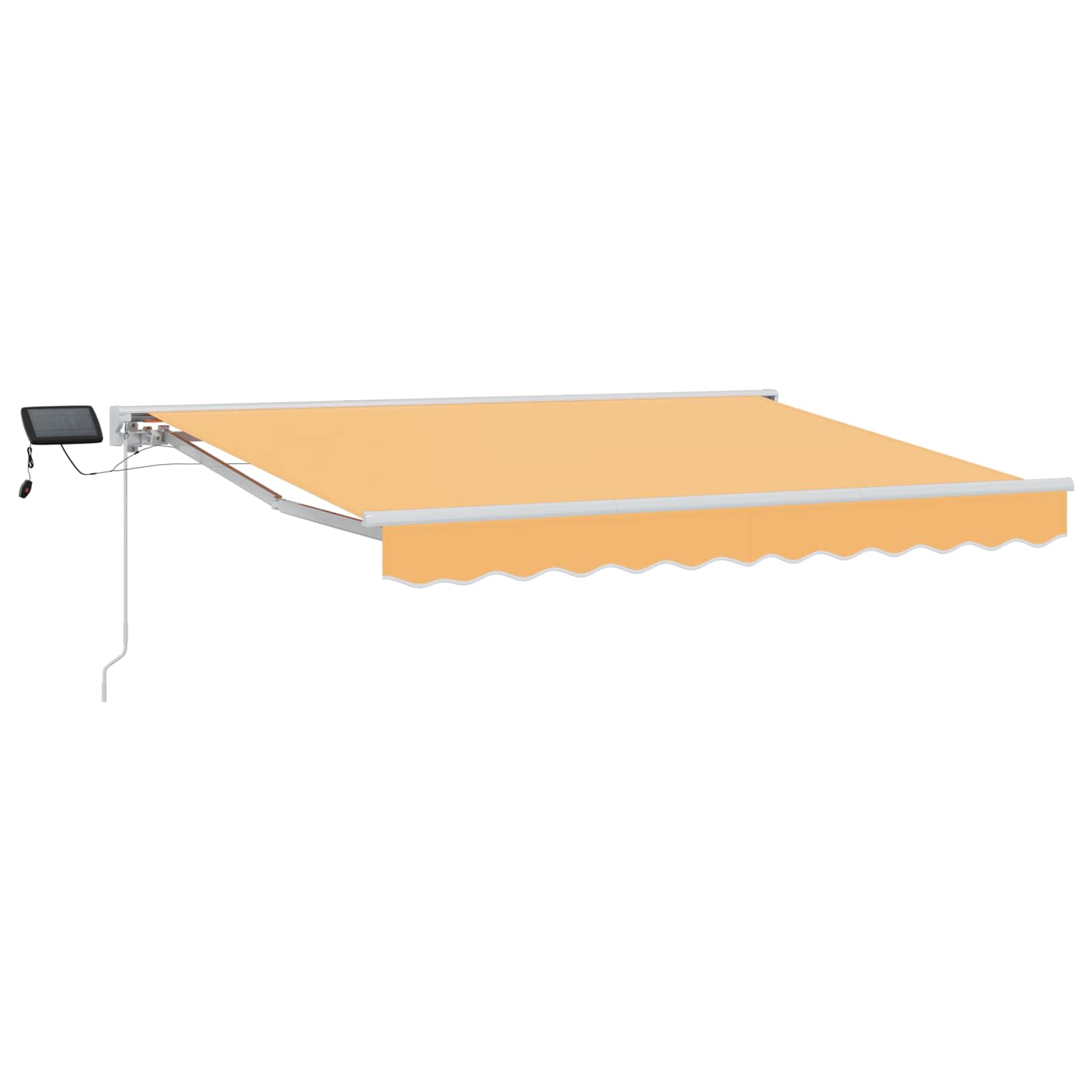Handmatige Luifelhouder met LED's Zand 4,5 × 3 m image 1