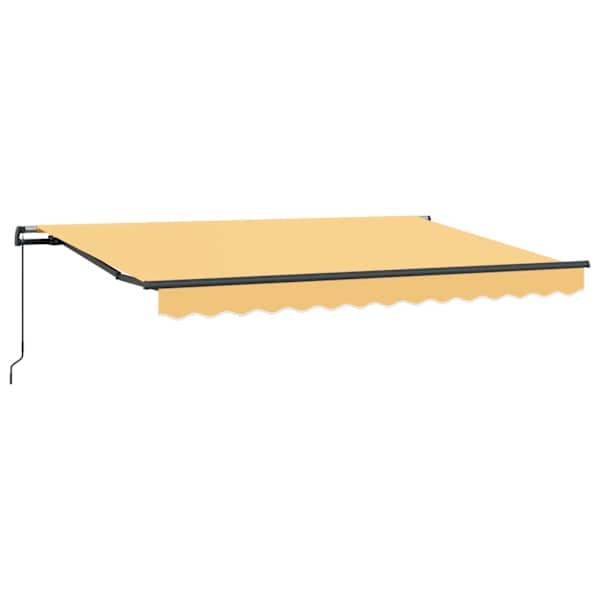 vidaXL Kokkuvolditav varikatus Liivakarva 500 &times; 300 cm