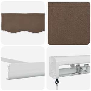 Stahovací markýza Taupe 500 × 300 cm Plátno a hliník - obrázek 4