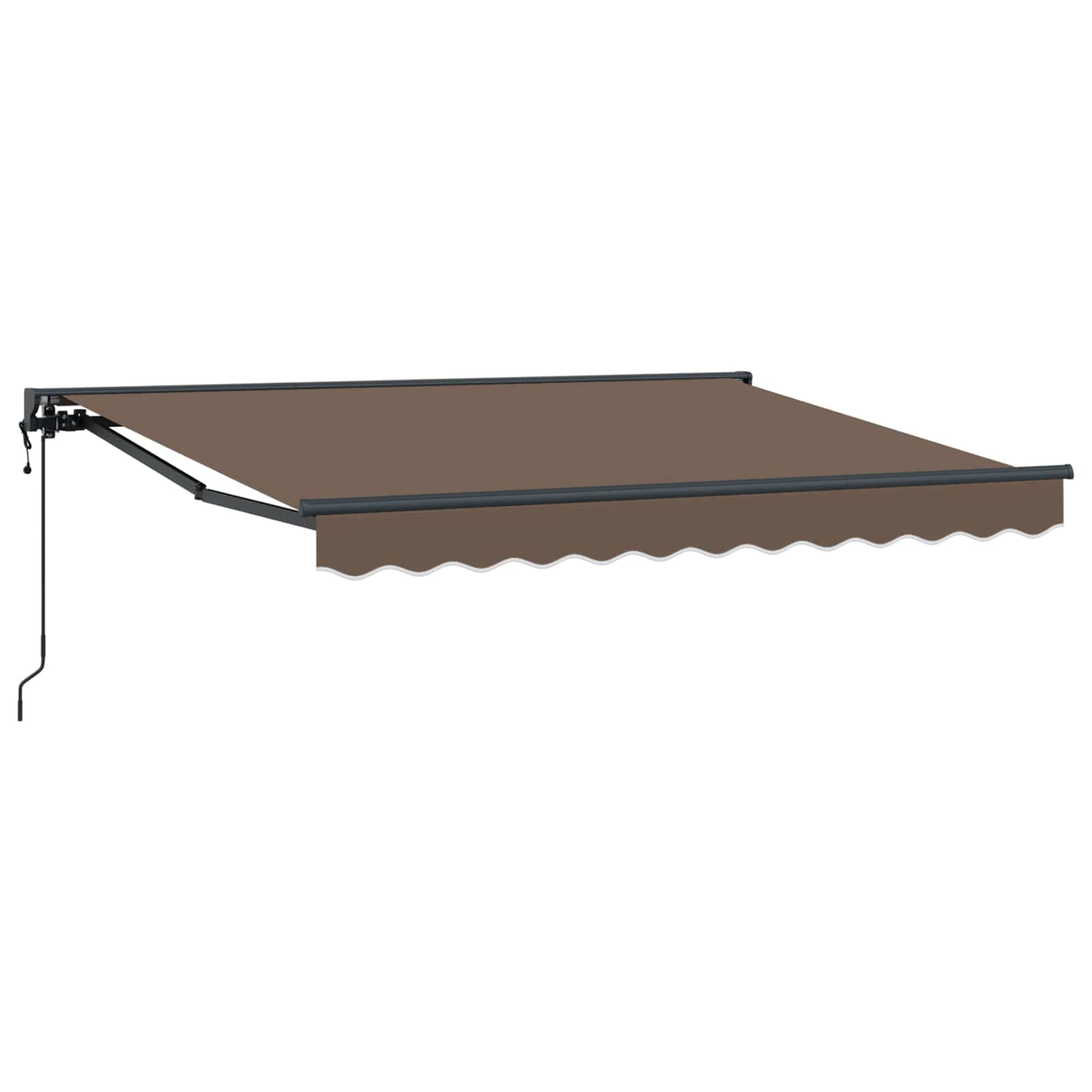 Elektrisch Uittrekbaar Zonnescherm Taupe 5 × 3,5 m image 1