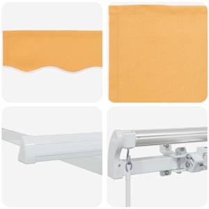 Stahovací markýza Písková 600 cm Polyester a hliník - obrázek 4