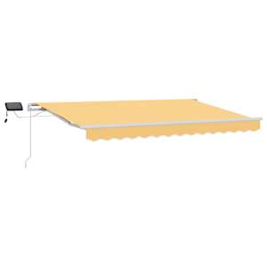 vidaXL Kokkuvolditav varikatus Liivakarva 600 &times; 300 cm