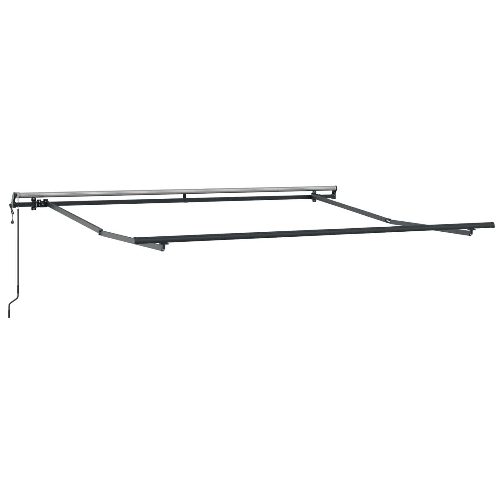 Inklapbaar Zonnescherm Zand 600 × 300 cm Stof en Aluminium image 2