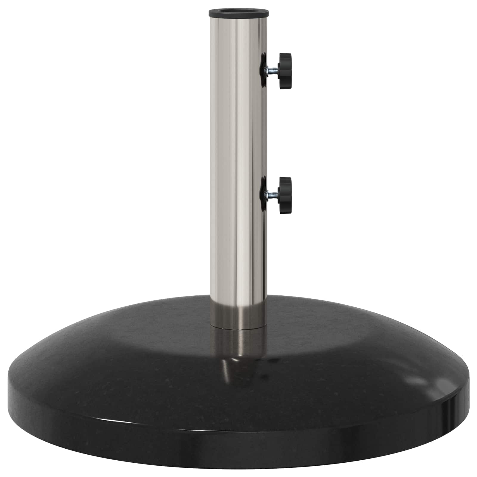 Parasolvoet voor 40-50 mm paal 26.75 kg Zwart Graniet en RVS image 5