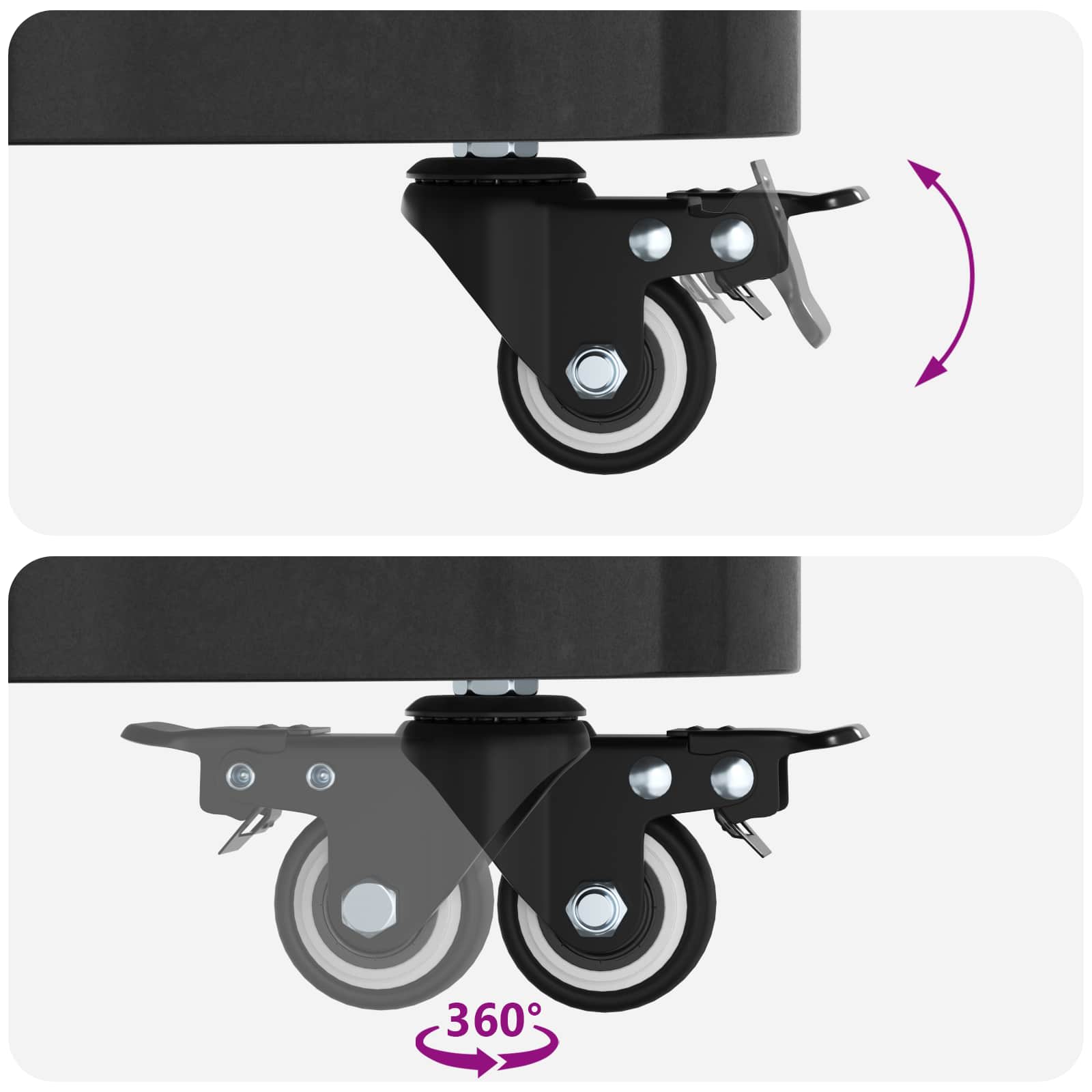 Granieten parasolvoet met wielen voor parasolstok van 40-50 mm 29 kg Zwart image 10