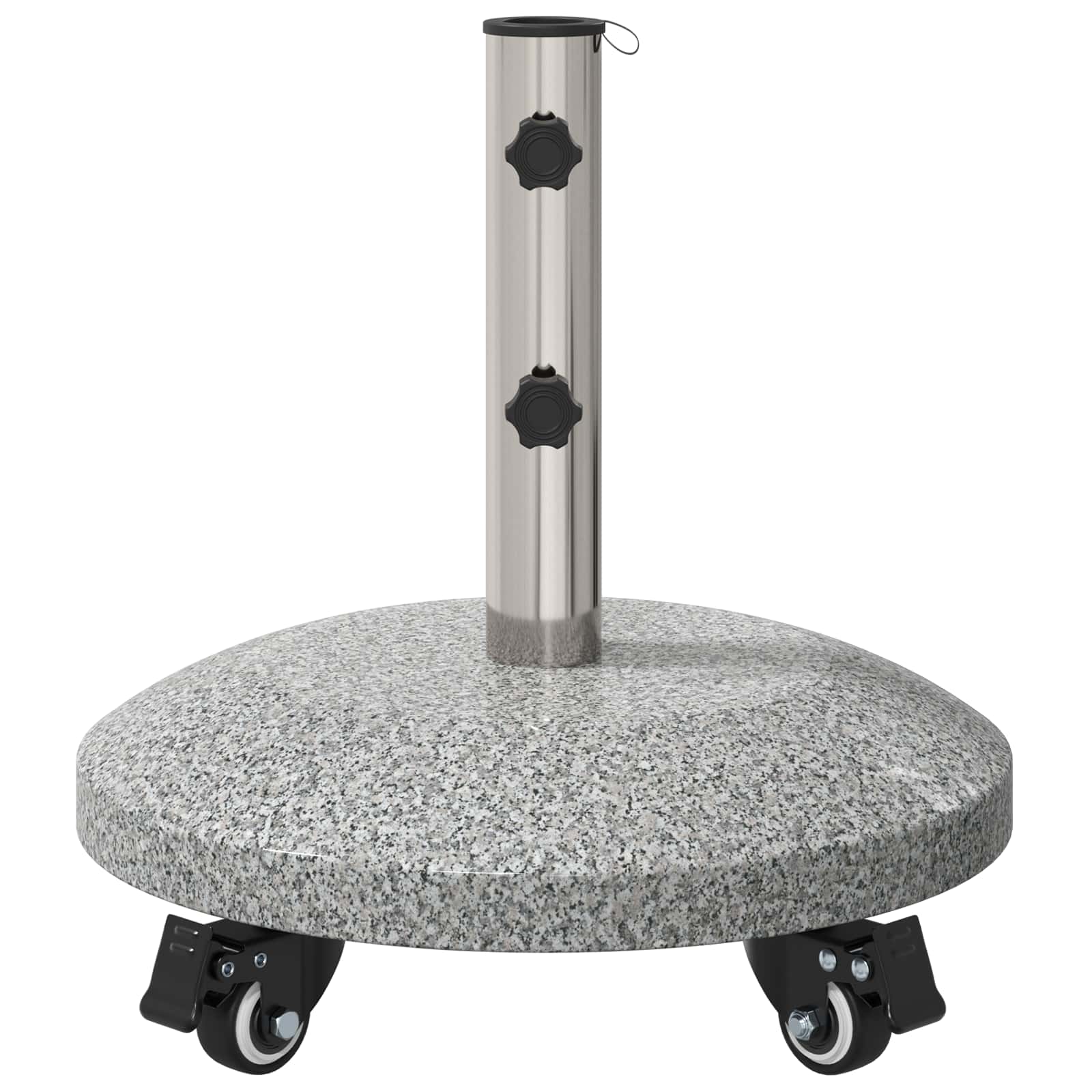 Graniet parasolvoet met wielen voor 4-5 cm stok 27.2 kg Grijs image 4