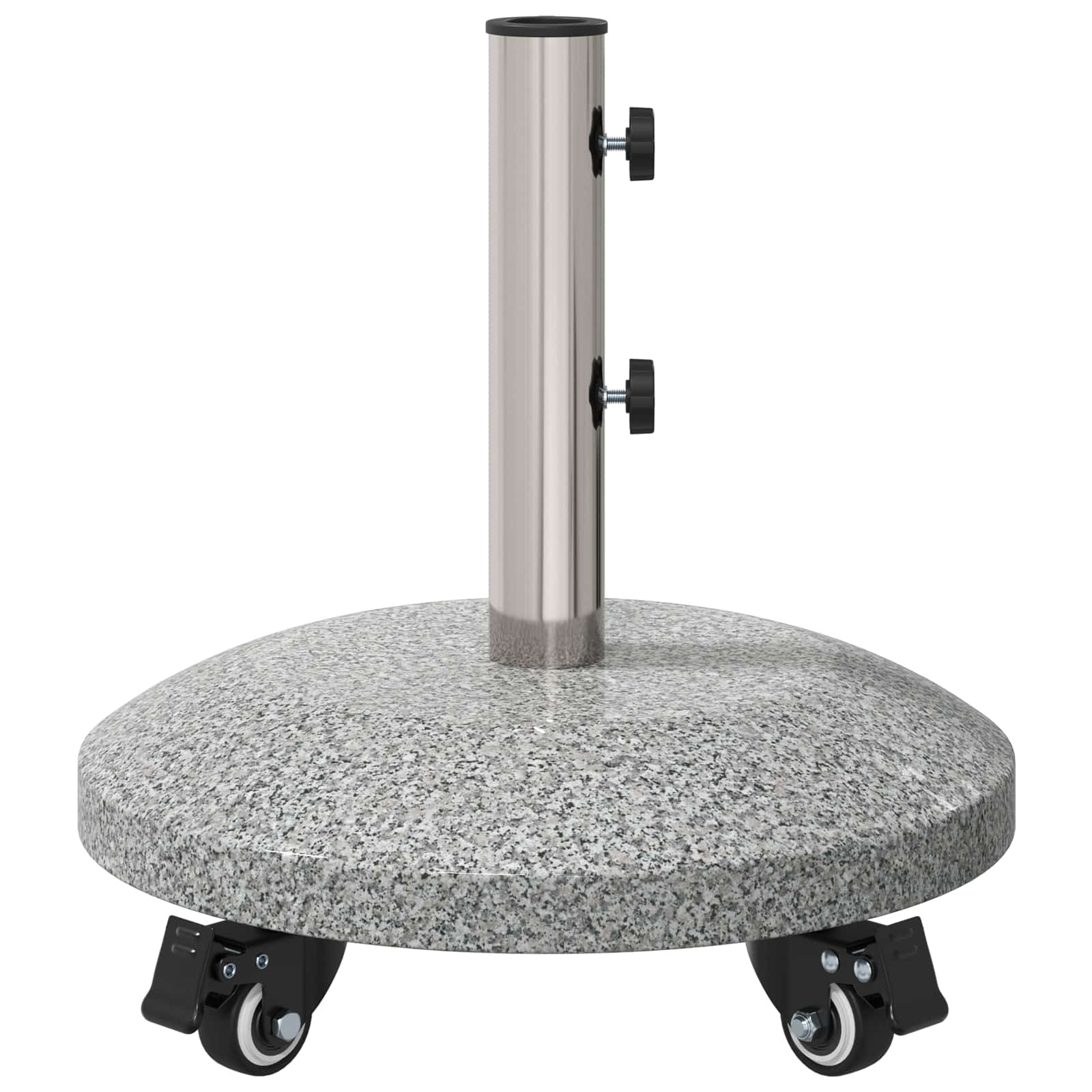 Graniet parasolvoet met wielen voor 4-5 cm stok 27.2 kg Grijs image 5