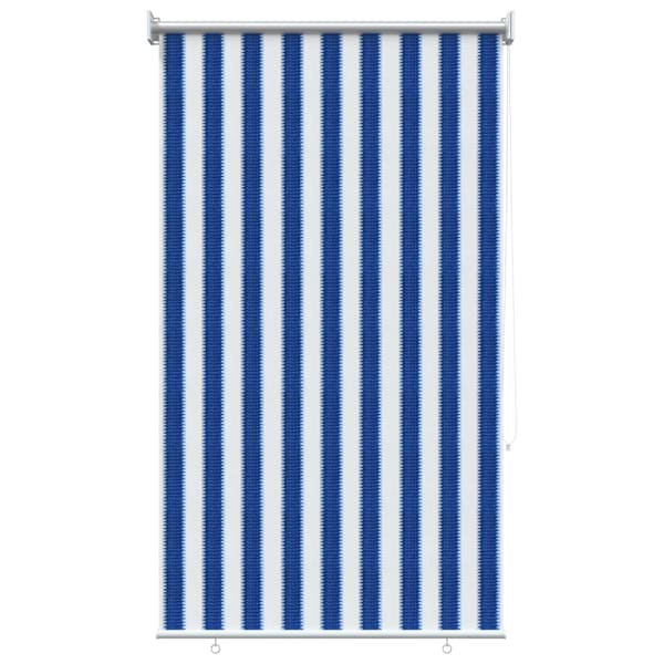 vidaXL V&auml;lisruloo 90% UV blokeering Sinine ja Valge Triip 100 x 140 cm