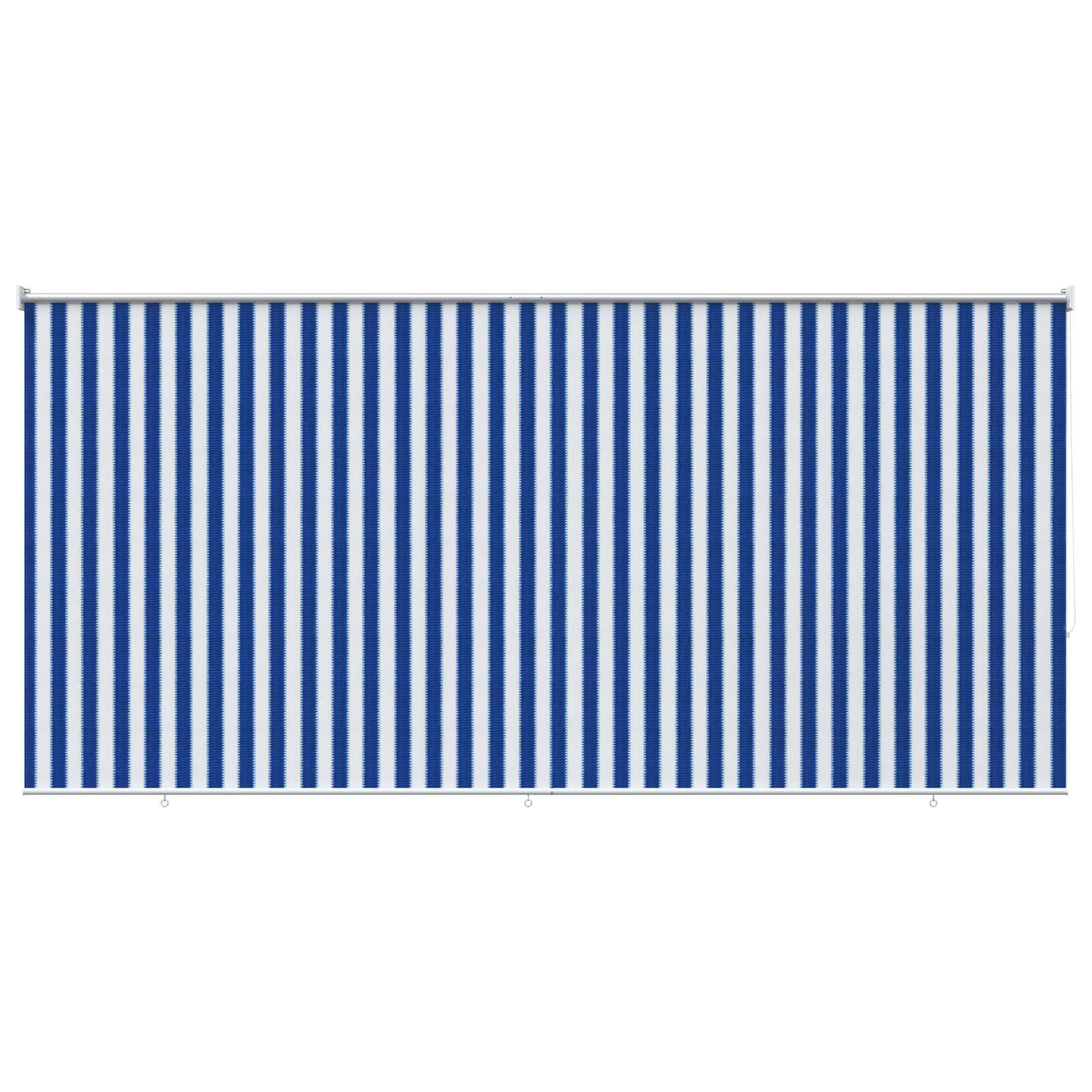 Buitenrolgordijn 90% UV-blok Blauw en Witte Streep 300 x 140 cm image 2