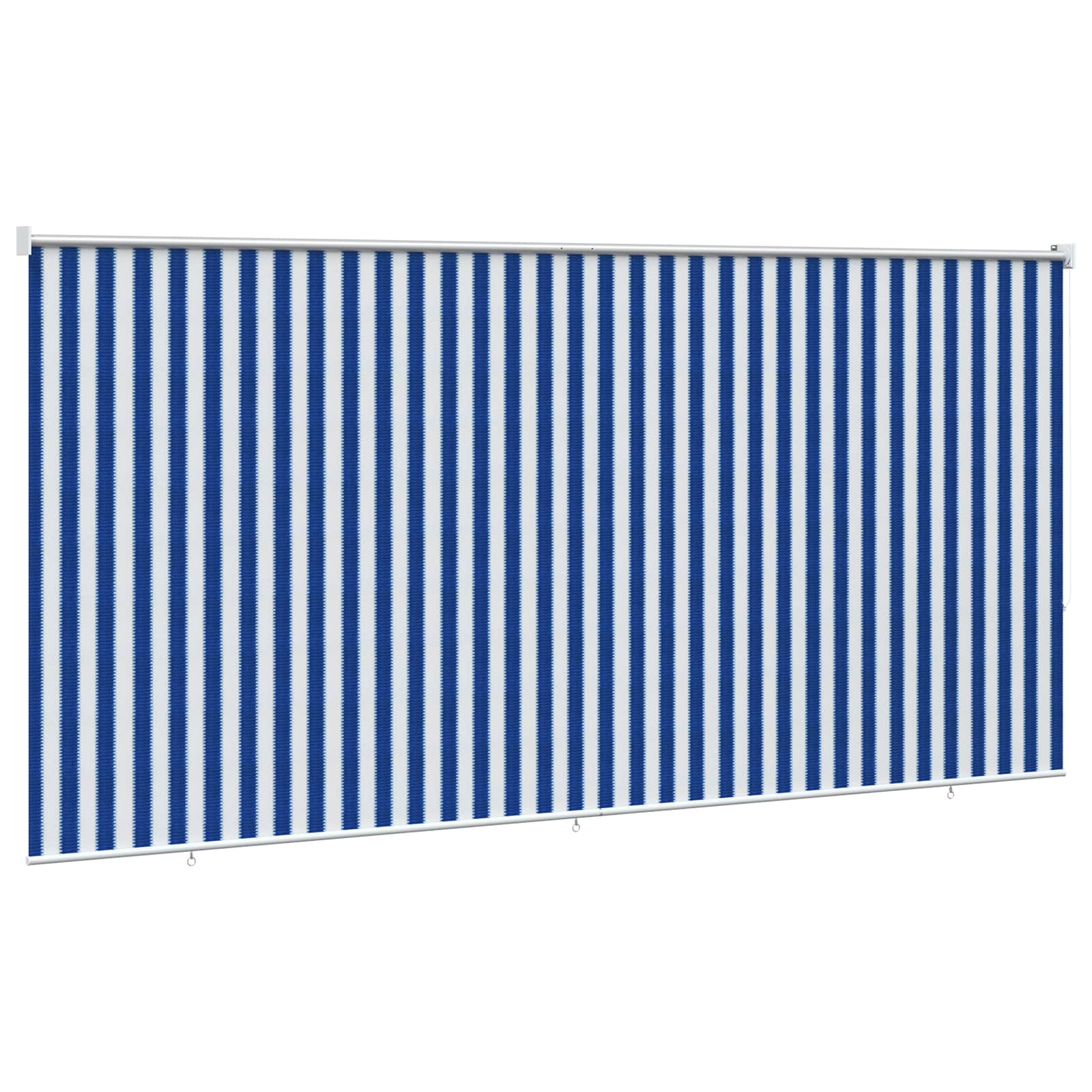 Buitenrolgordijn 90% UV-blok Blauw en Witte Streep 400 x 140 cm image 4