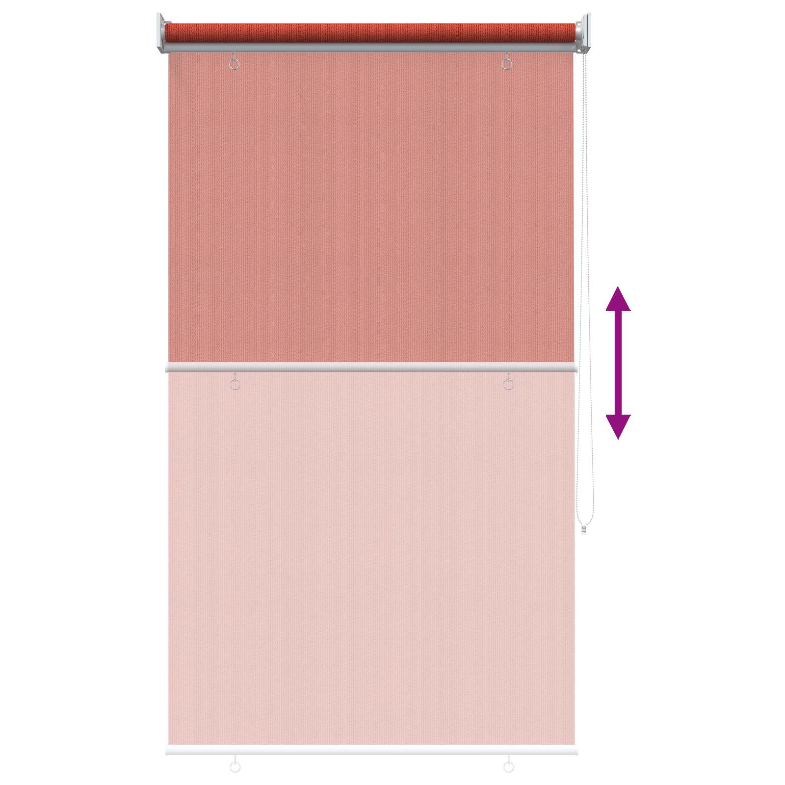 Buitenrolgordijn 90% UV-blok Terracotta 60 x 140 cm HDPE image 9