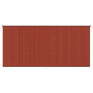 vidaXL V&auml;lisruloo 90% UV blokeering Terrakotta 240 x 140 cm HDPE