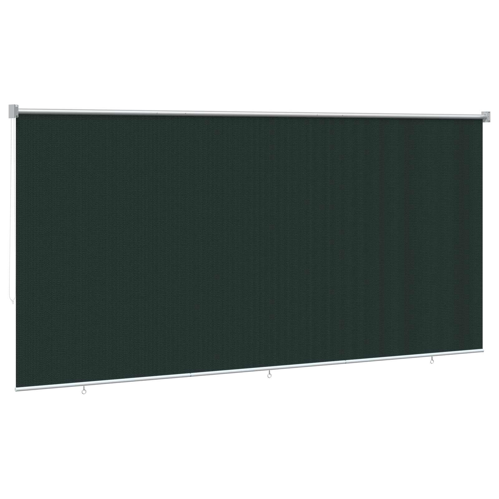 Buitenrolgordijn 90% UV-blok Donkergroen 350 x 140 cm HDPE image 5