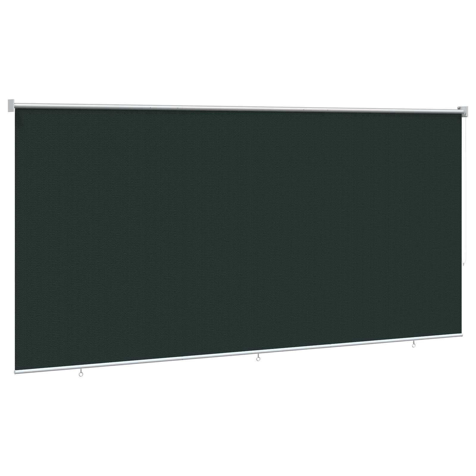 Buitenrolgordijn 90% UV-blok Donkergroen 350 x 230 cm HDPE image 4