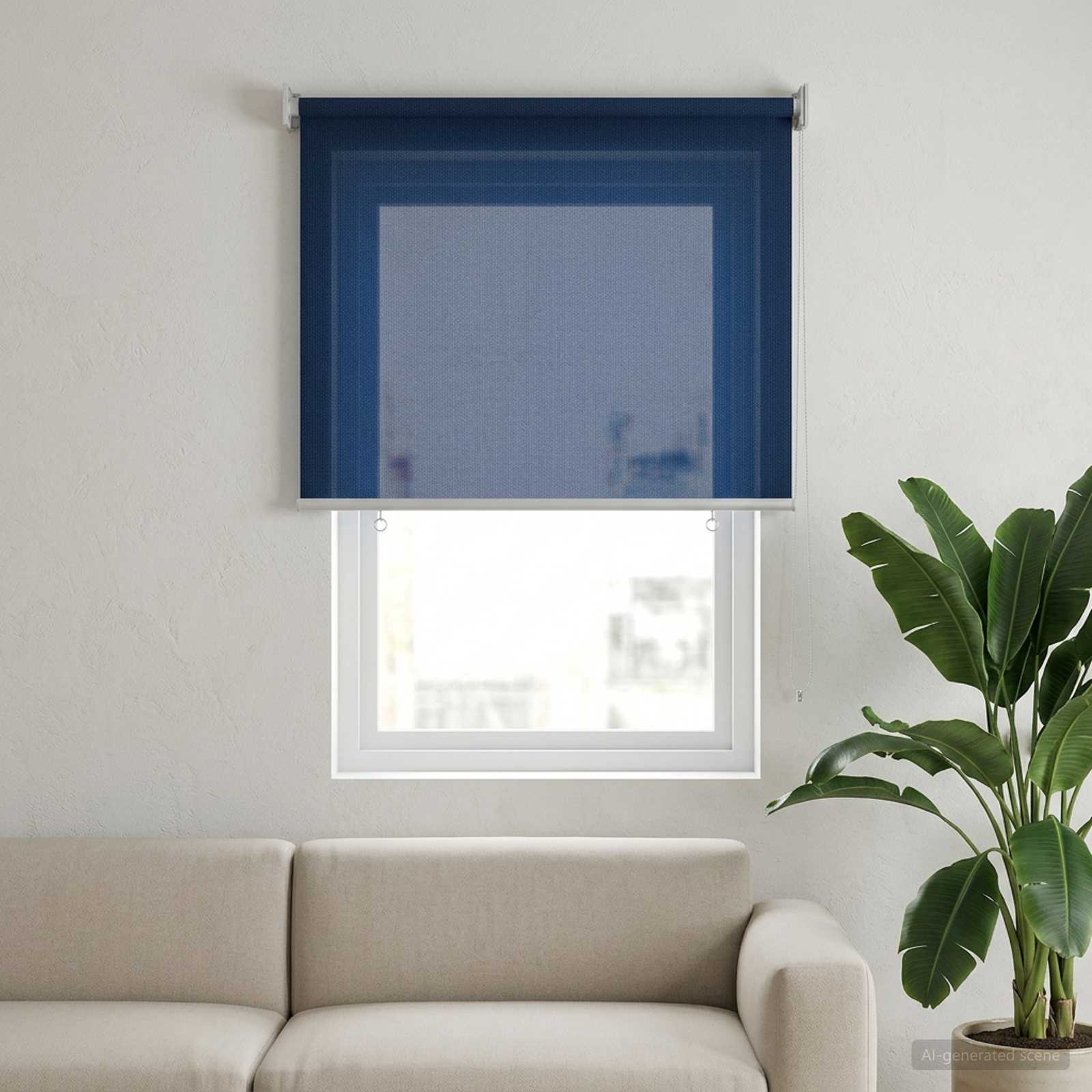 Buitenrolgordijn 90% UV-blok Blauw 80 x 140 cm HDPE image 1