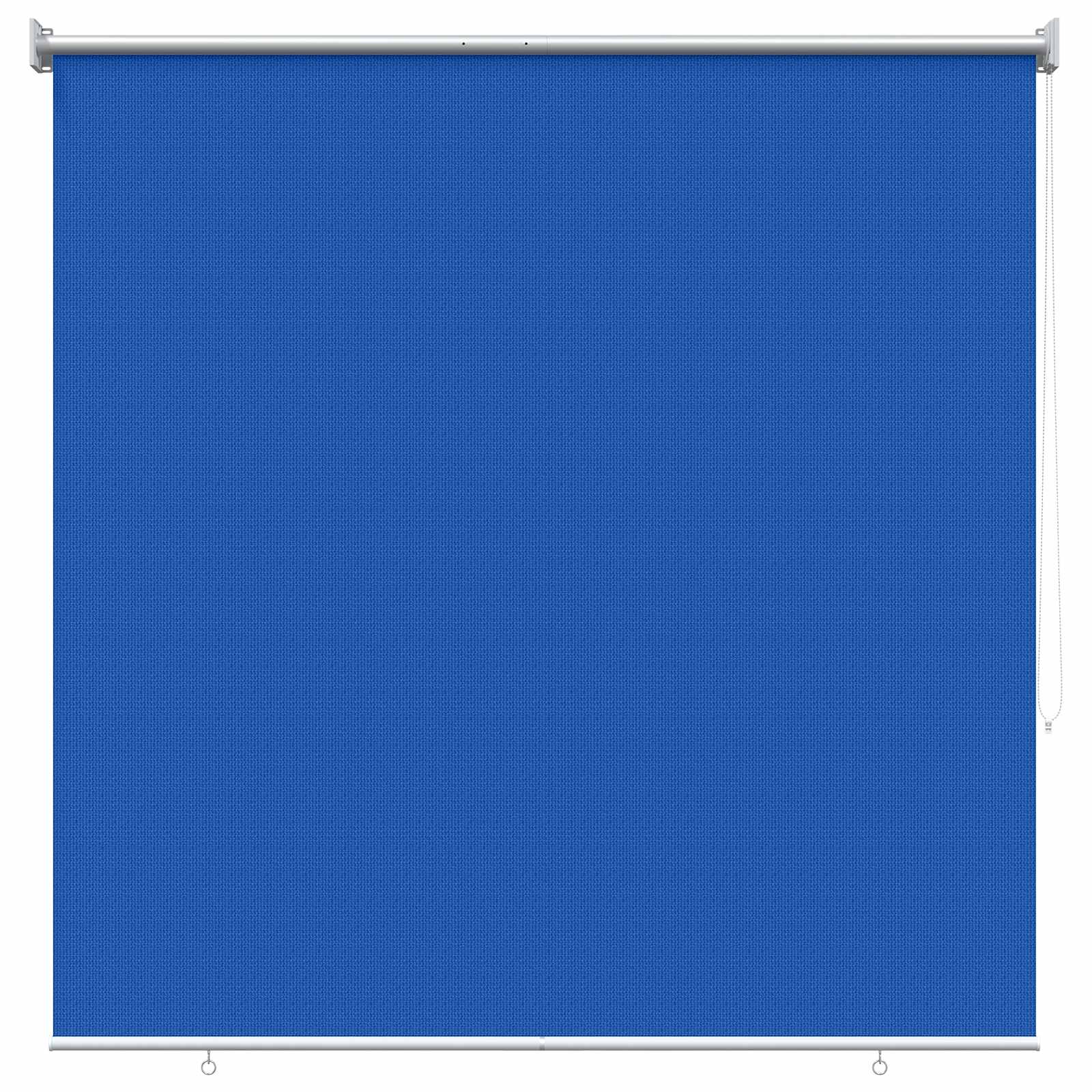 vidaXL Buitenrolgordijn 90% UV-blok Blauw 140 x 140 cm HDPE, foto 3