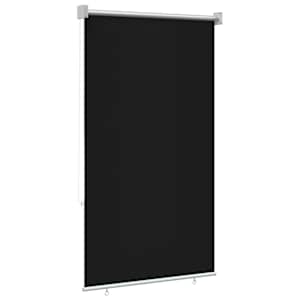 Venkovní roletová žaluzie 90 % blokování UV Černá 80 x 140 cm - obrázek 5