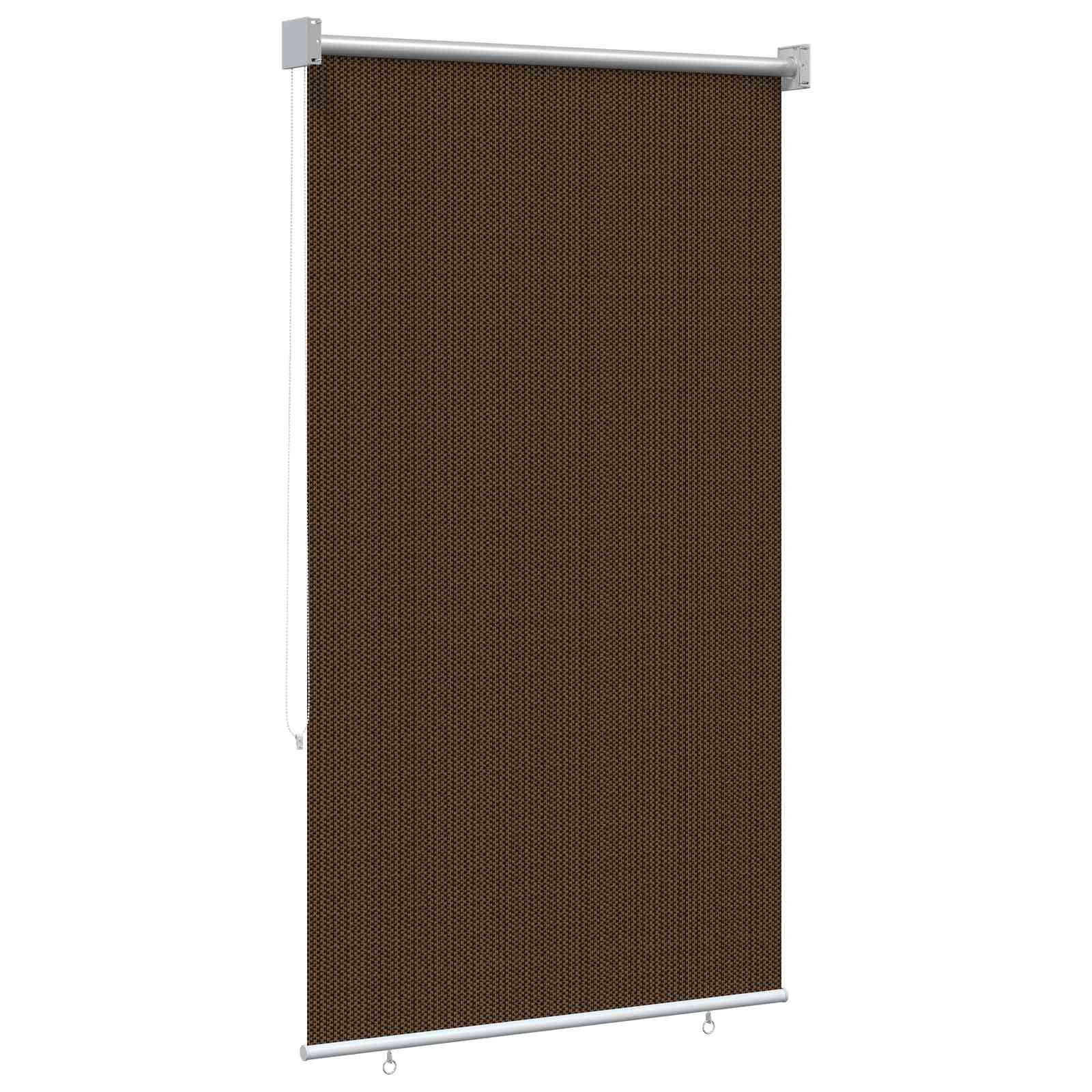 Buitenrolgordijn 90% UV-blok Bruin 80 x 230 cm HDPE image 5