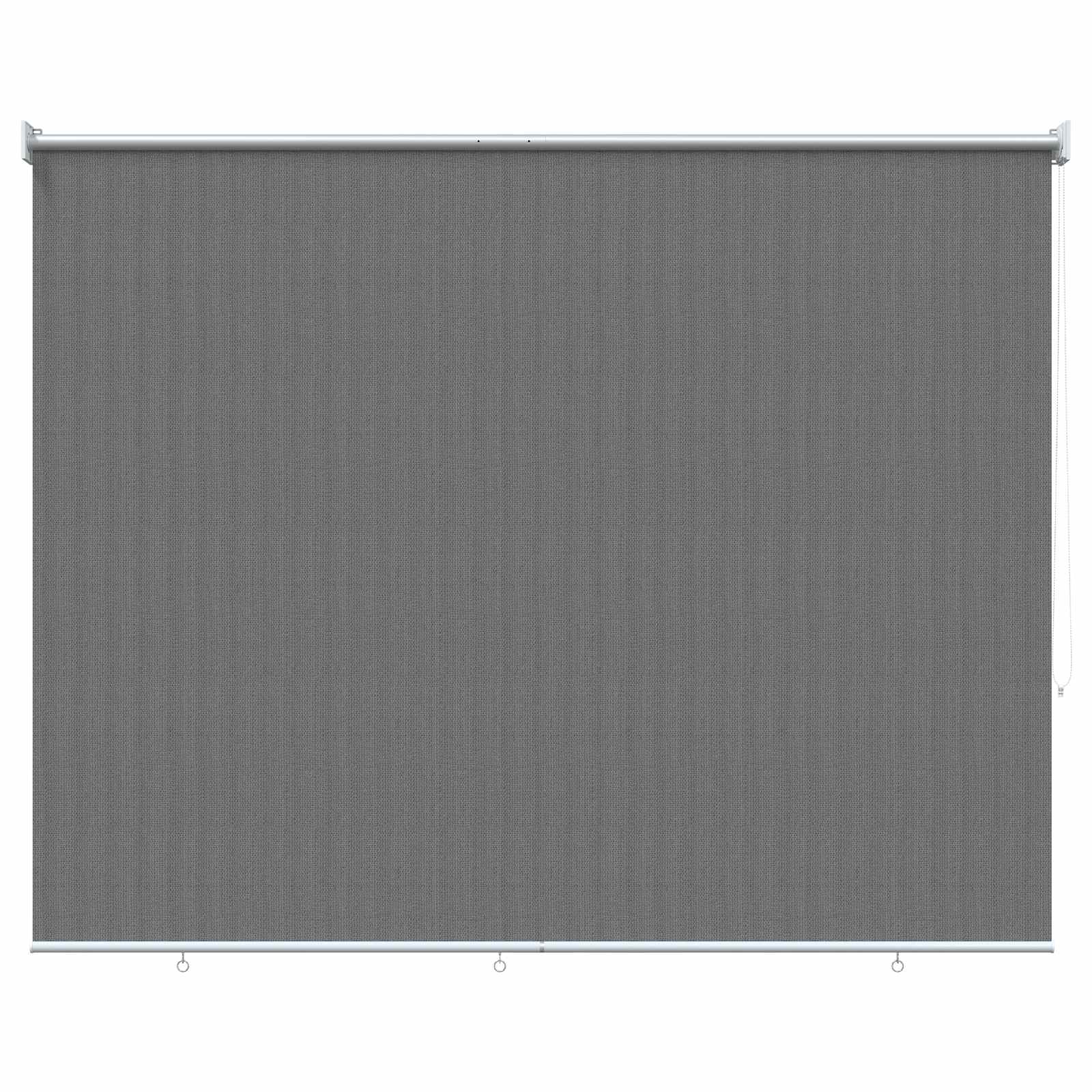 Buitenrolgordijn 90% UV-blok Lichtgrijs 220 x 230 cm HDPE image 2