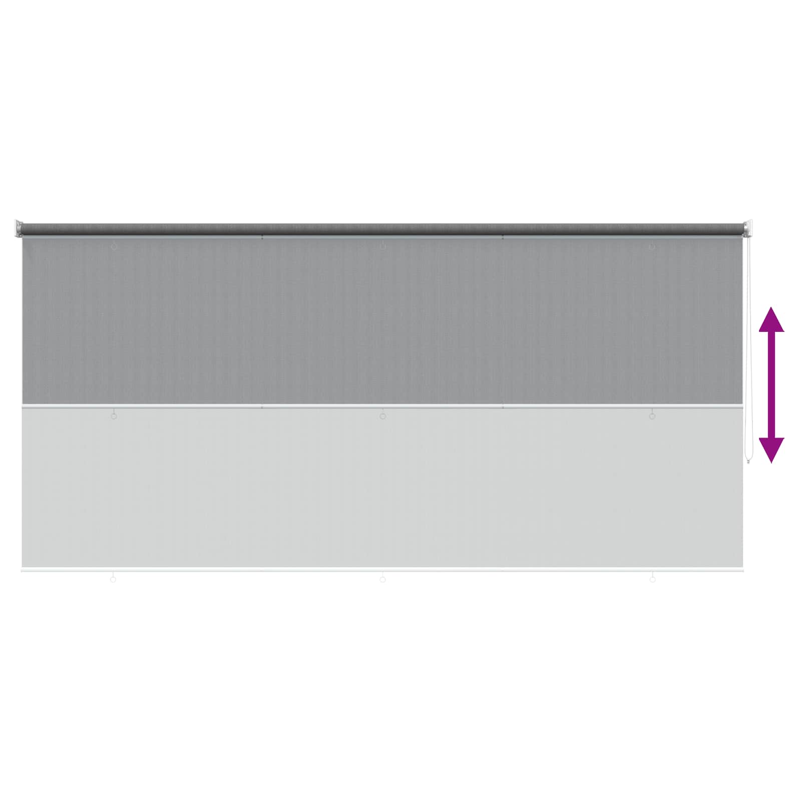 Buitenrolgordijn 90% UV-blok Lichtgrijs 300 x 230 cm HDPE image 9