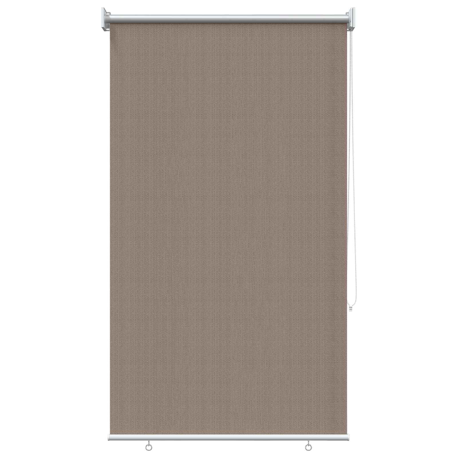 vidaXL Buitenrolgordijn 90% UV-blok Taupe 80 x 140 cm HDPE, foto 3