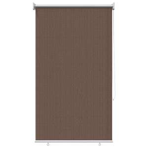 vidaXL V&auml;lisruloo 90% UV blokeering Pruunikashall 100 x 140 cm HDPE