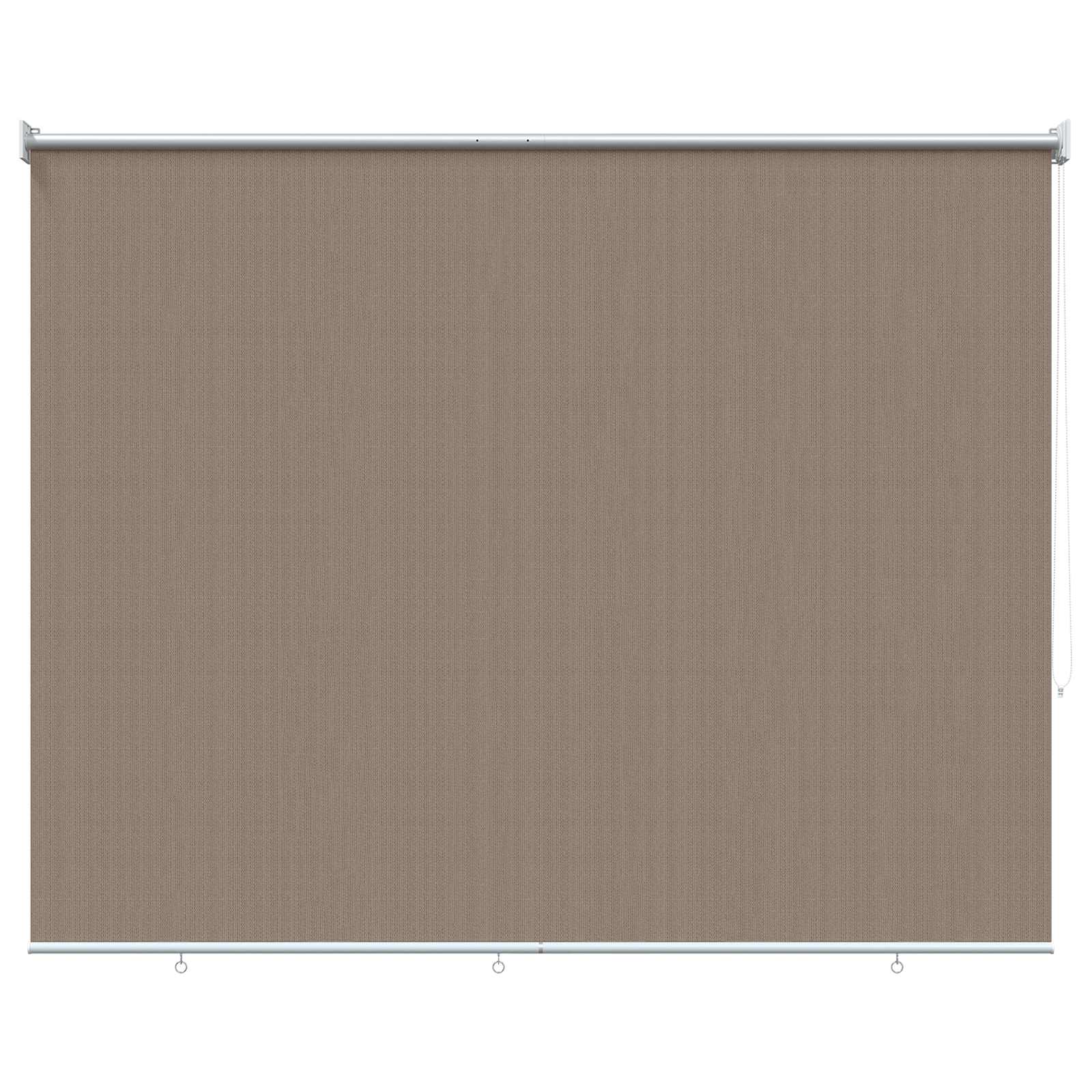 vidaXL Buitenrolgordijn 90% UV-blok Taupe 140 x 140 cm HDPE, foto 3