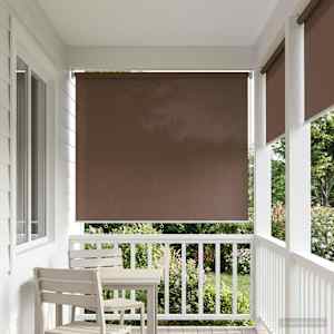 Venkovní roletová žaluzie 90 % blokování UV Taupe 240 x 140 cm - obrázek 3