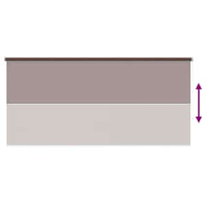 Venkovní roletová žaluzie 90 % blokování UV Taupe 400 x 140 cm - obrázek 9