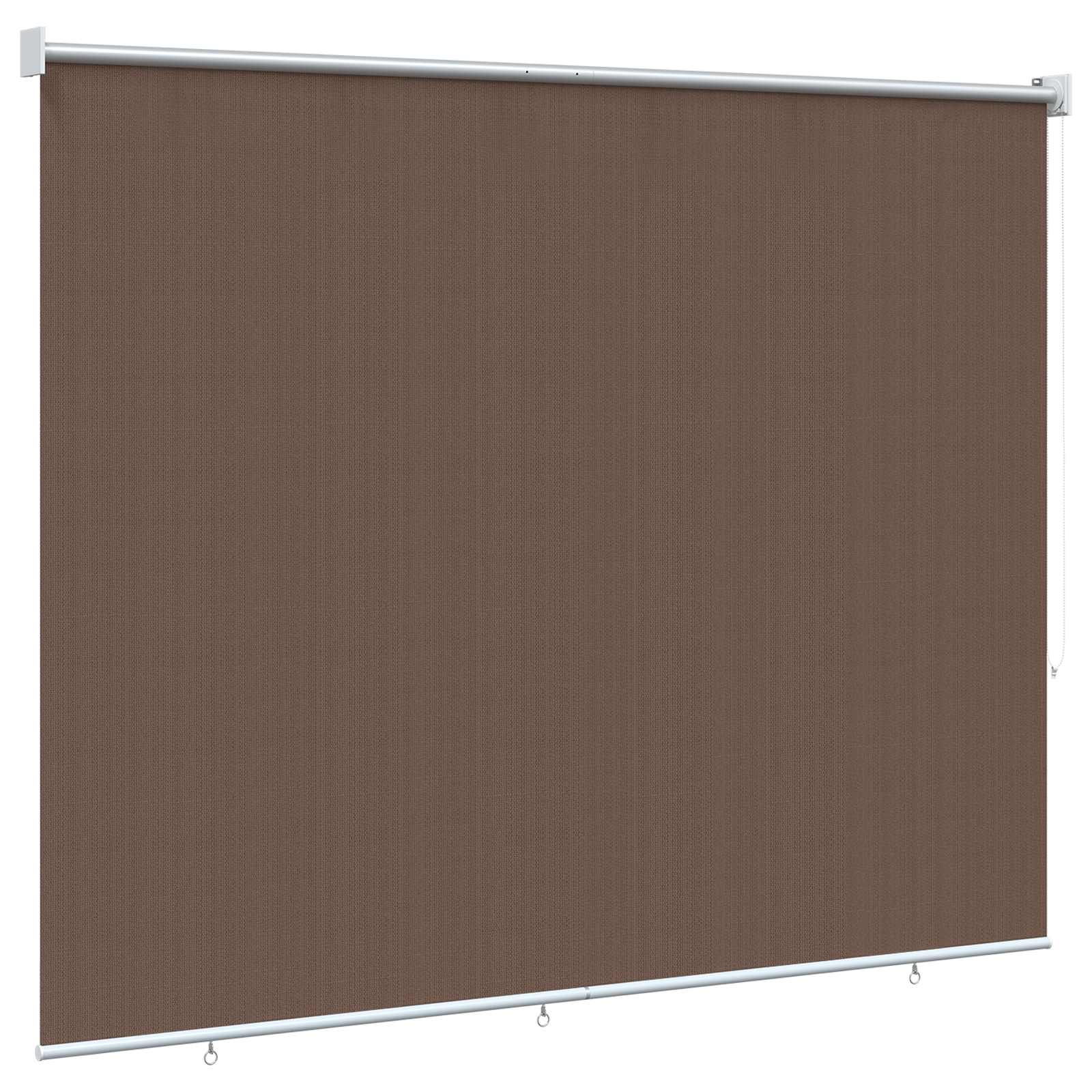 Buitenrolgordijn 90% UV-blok Taupe 220 x 230 cm HDPE image 5