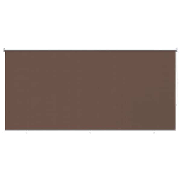 vidaXL V&auml;lisruloo 90% UV blokeering Pruunikashall 300 x 230 cm HDPE