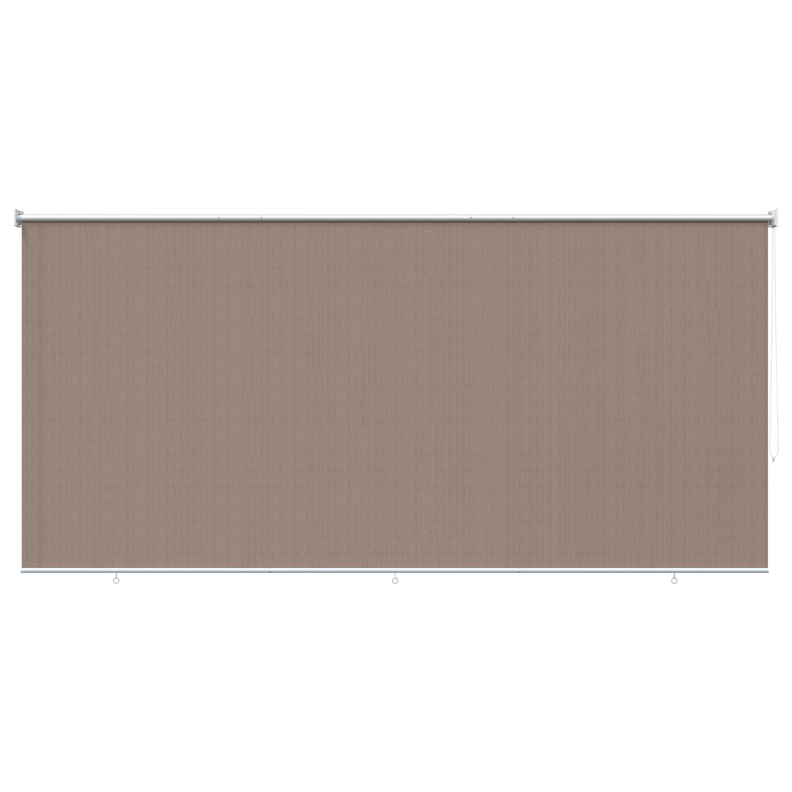 vidaXL Buitenrolgordijn 90% UV-blok Taupe 300 x 230 cm HDPE, foto 3