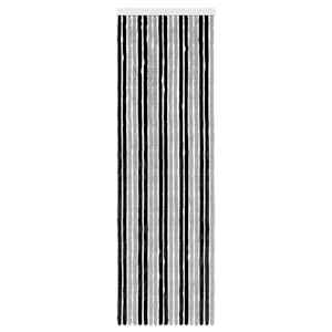 Záclona proti hmyzu Chenille Šedá a černá 56 x 185 cm 100% PP - obrázek 3