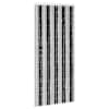 vidaXL S&auml;&auml;sev&otilde;rk Chenille Hall ja must 90 x 200 cm 100% PP
