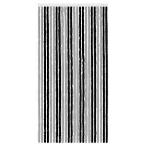 Záclona proti hmyzu Chenille Šedá a černá 100 x 200 cm 100% PP - obrázek 3